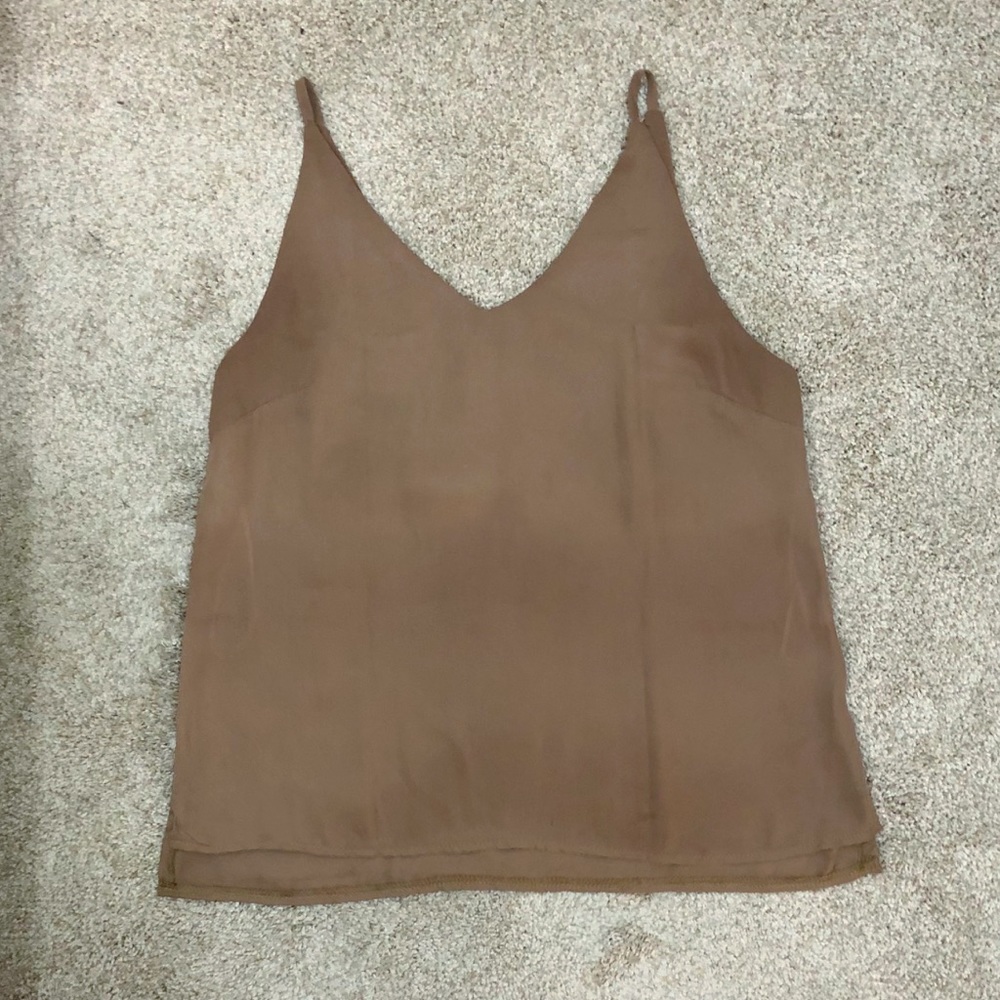 Showpo Float Tank Top Cami Mocha Brown